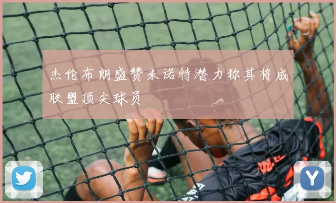 杰伦布朗盛赞米诺特潜力称其将成联盟顶尖球员